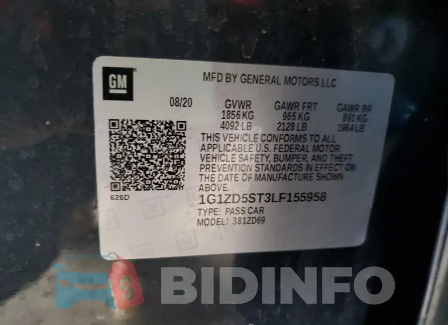 1G1ZD5ST3LF155958 Photo# 12