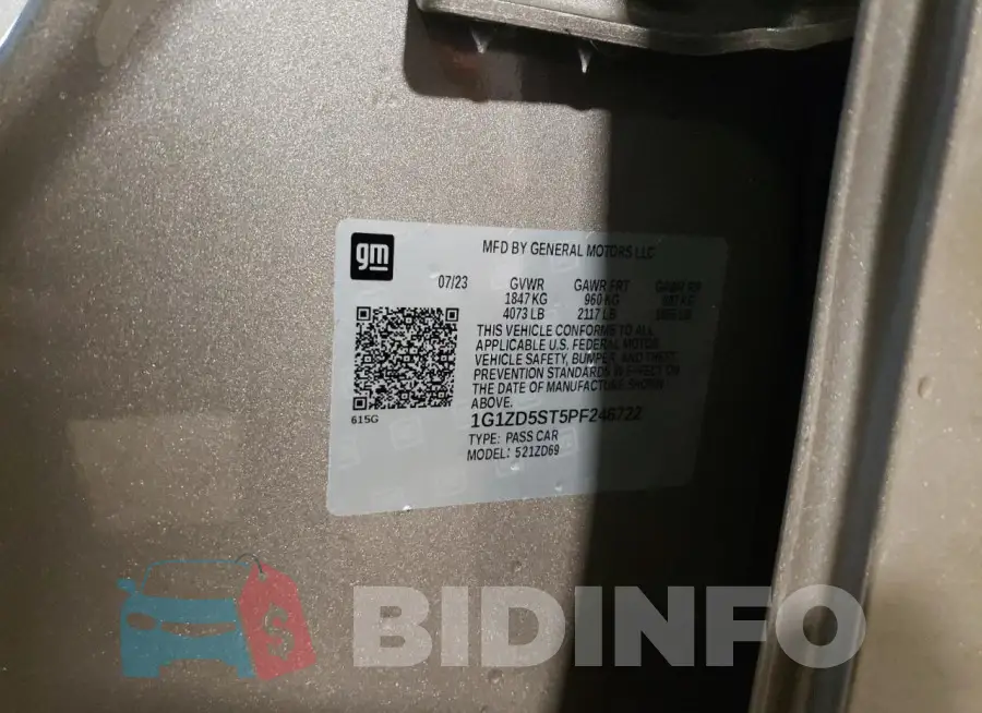 1G1ZD5ST5PF246722 Photo# 12