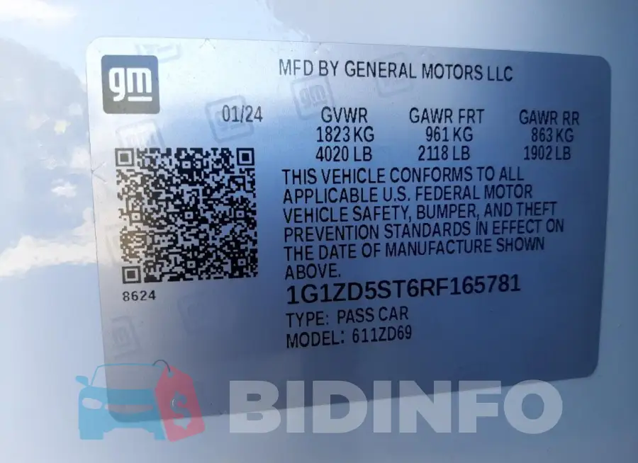 1G1ZD5ST6RF165781 Photo# 12