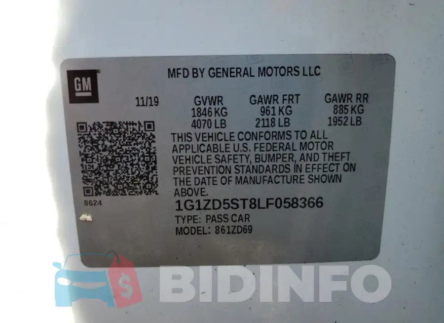 1G1ZD5ST8LF058366 Photo# 12