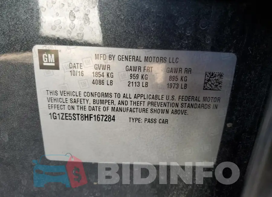1G1ZE5ST8HF167284 Photo# 12