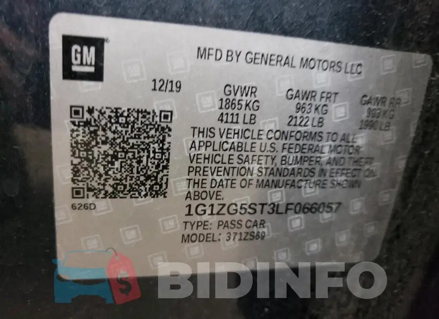 1G1ZG5ST3LF066057 Photo# 12