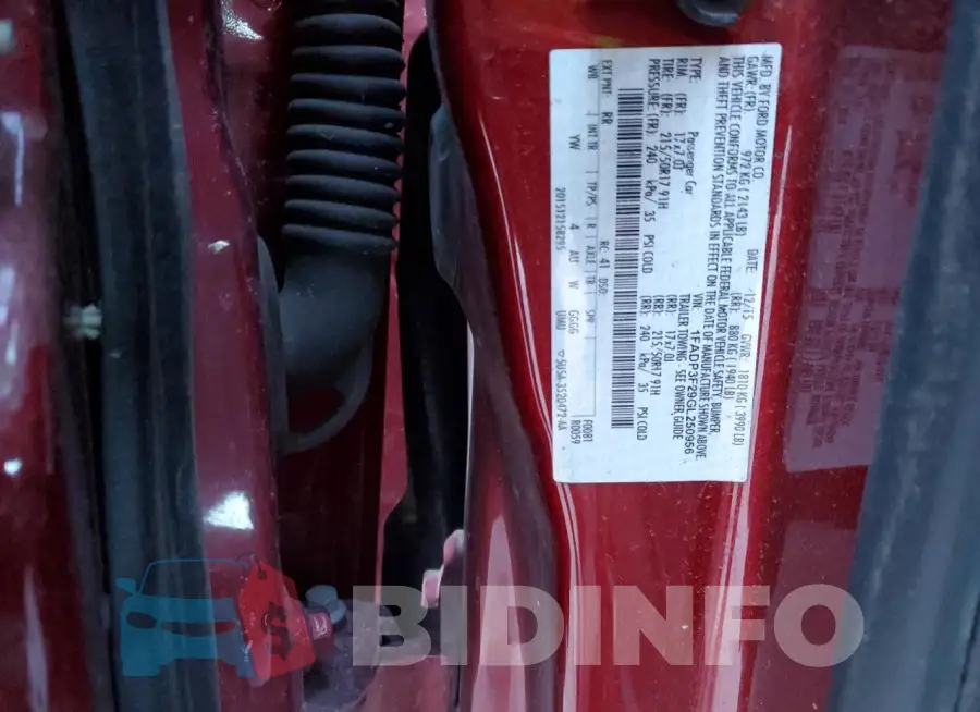 1FADP3F29GL250956 Photo# 12