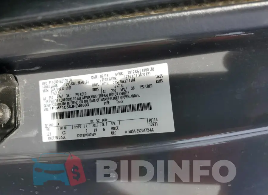 1FTMF1C56JFE46603 Photo# 13