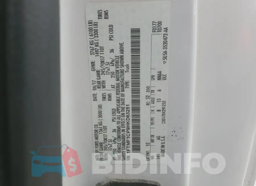 1FTMF1CP9HKD63251 Photo# 12