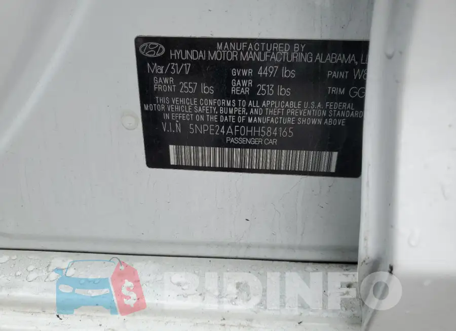 5NPE24AF0HH584165 Photo# 12