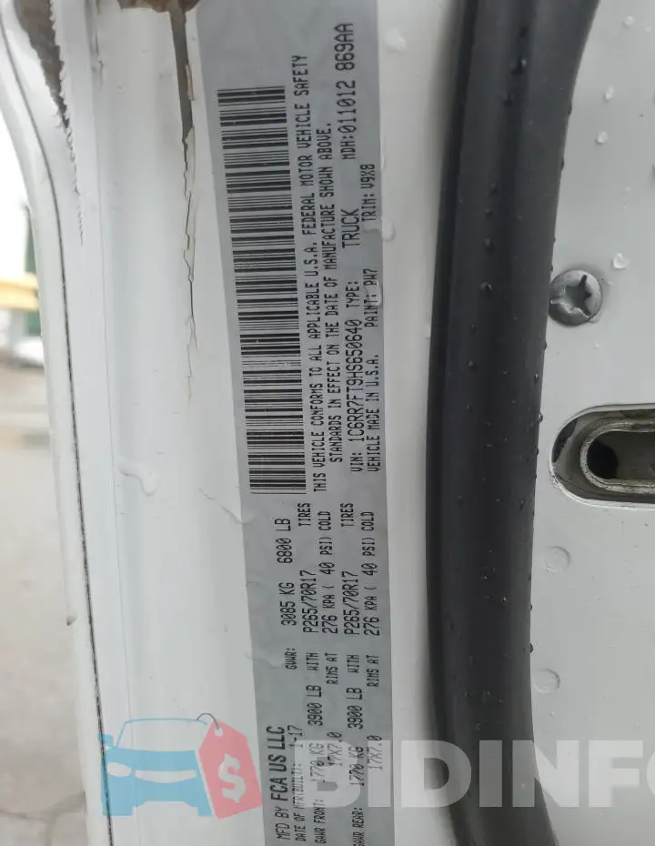 1C6RR7FT9HS650640 Photo# 12