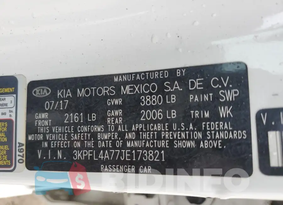 3KPFL4A77JE173821 Photo# 13