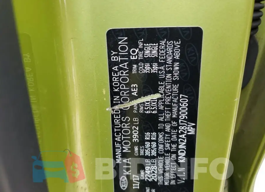 KNDJN2A28J7900607 Photo# 12