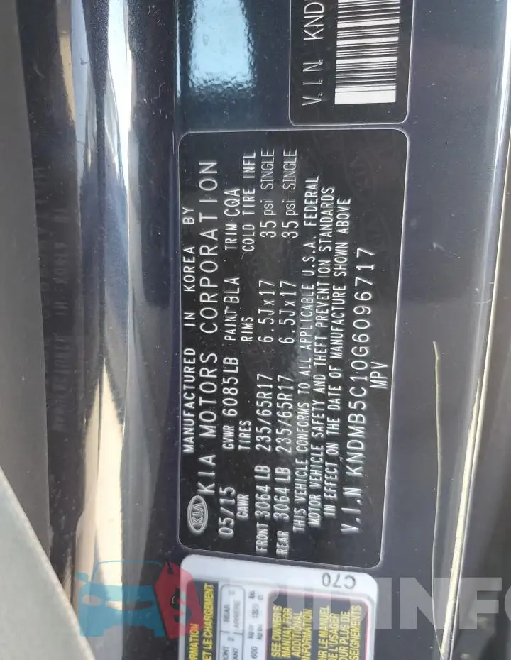 KNDMB5C10G6096717 Photo# 14