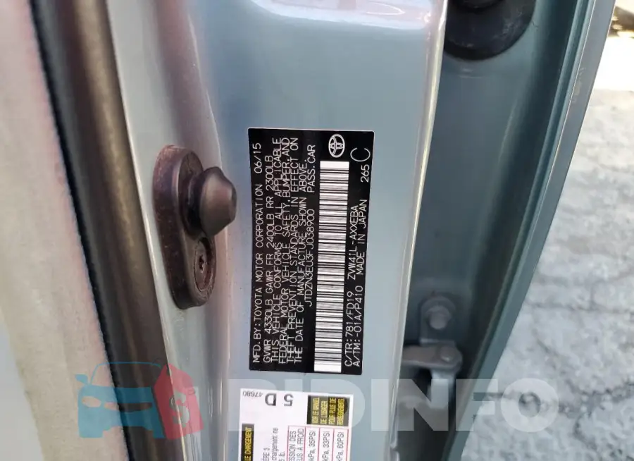 JTDZN3EU3FJ038900 Photo# 12