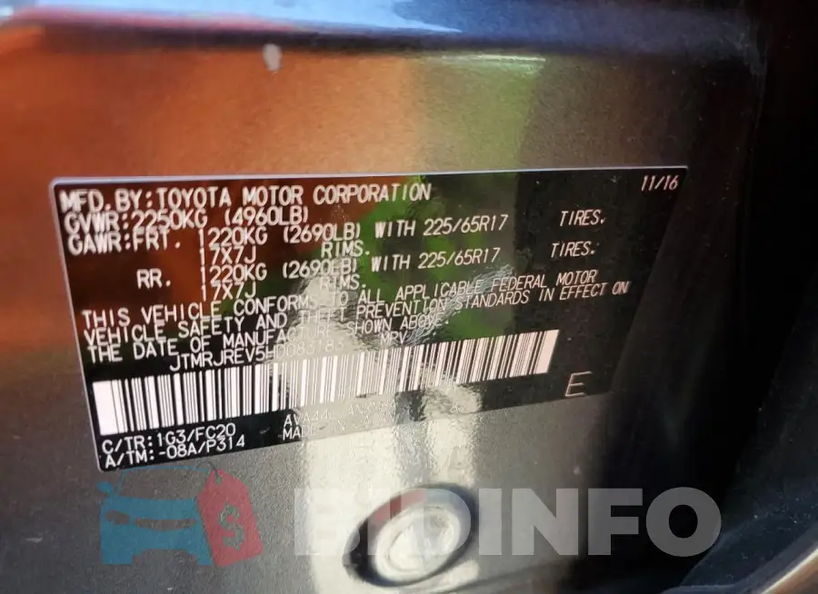JTMRJREV5HD083183 Photo# 13