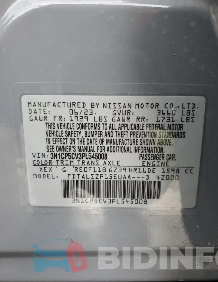 3N1CP5CV3PL545008 Photo# 12