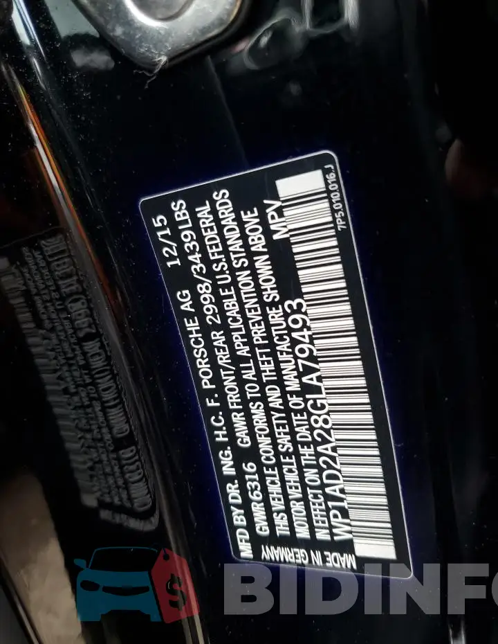 WP1AD2A28GLA79493 Photo# 13