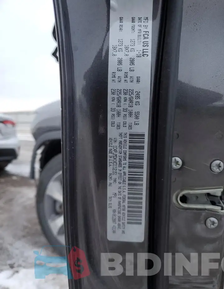 1C4PJMDX1KD112151 Photo# 13