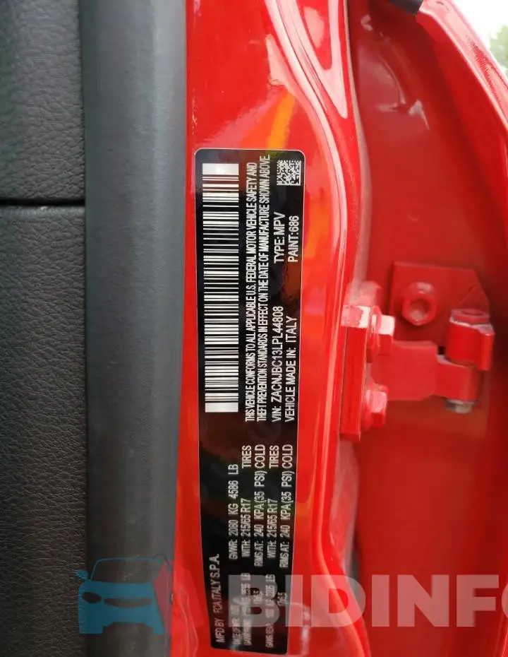 ZACNJBC13LPL44808 Photo# 13