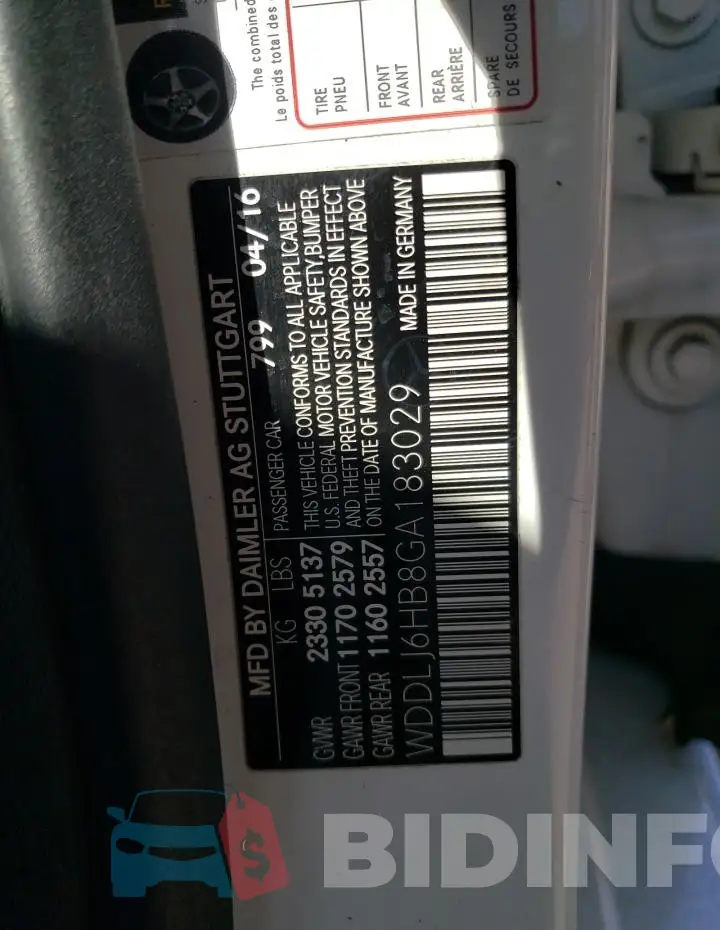 WDDLJ6HB8GA183029 Photo# 12