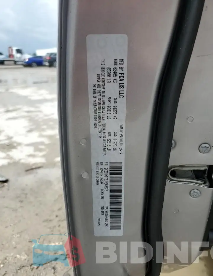 2C3CDXCT6JH260372 Photo# 12