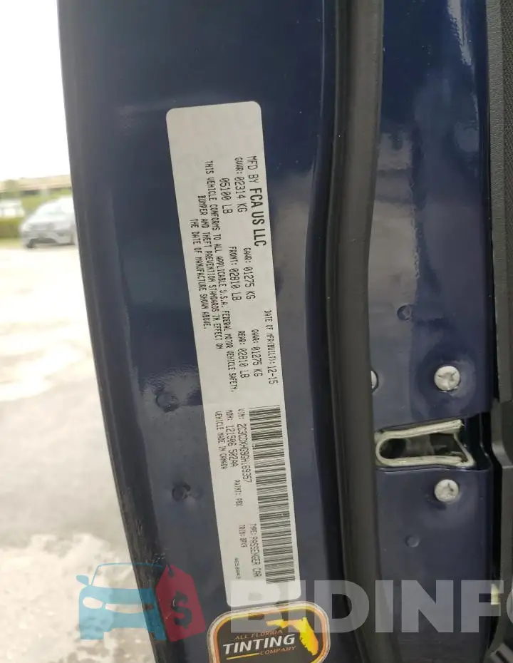 2C3CDXHG9GH169357 Photo# 12
