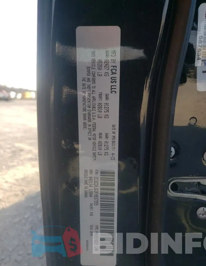 2C3CDXJG3FH837355 Photo# 13