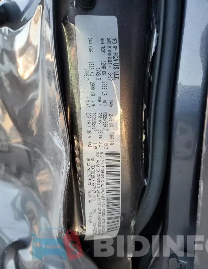 3C4PDCBB7HT627117 Photo# 13