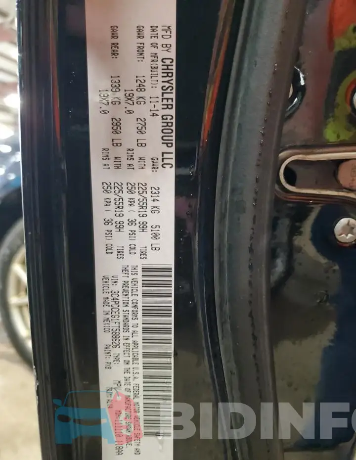 3C4PDCEG1FT588626 Photo# 13