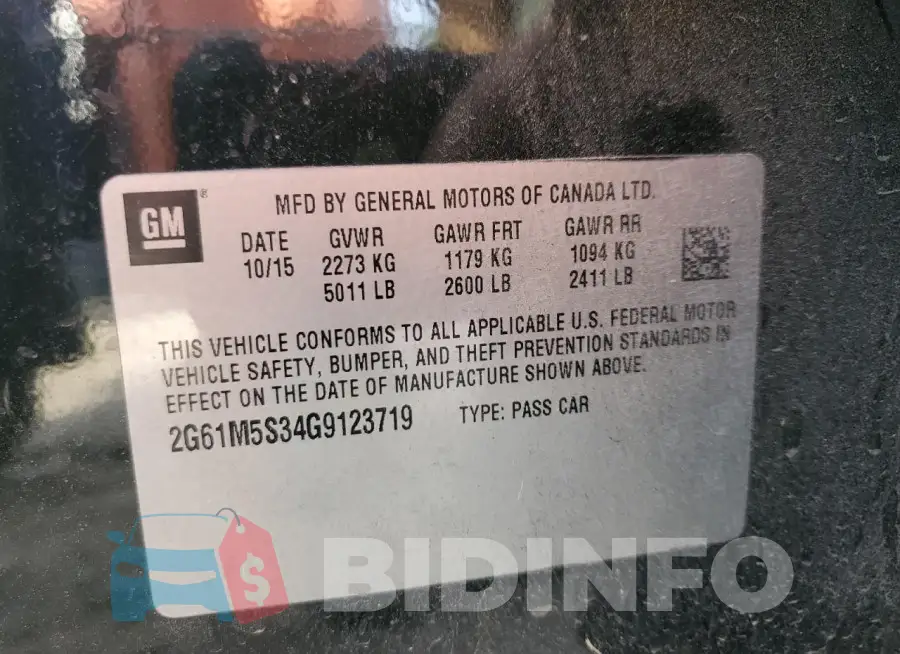 2G61M5S34G9123719 Photo# 12