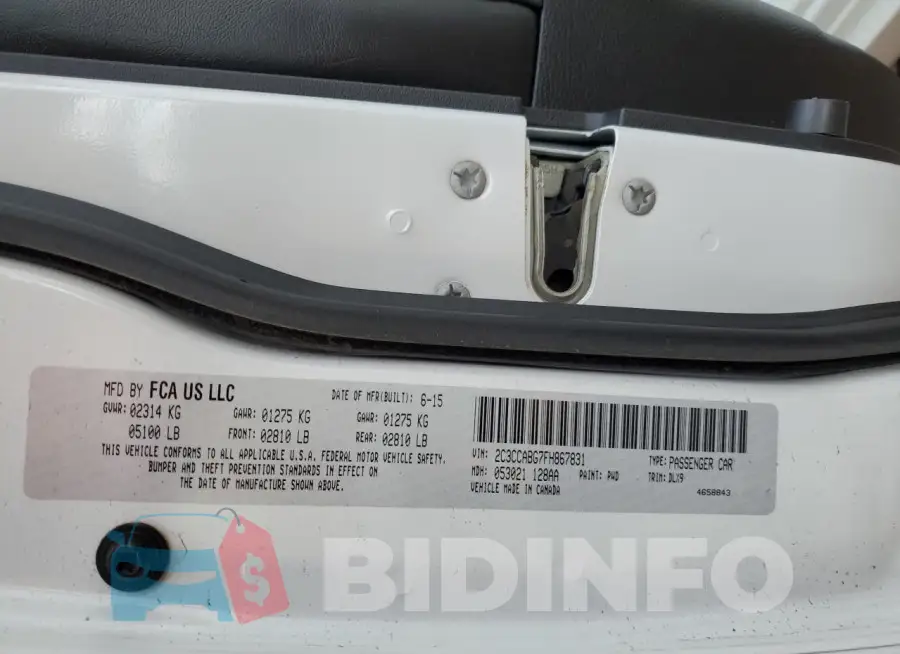 2C3CCABG7FH867831 Photo# 12