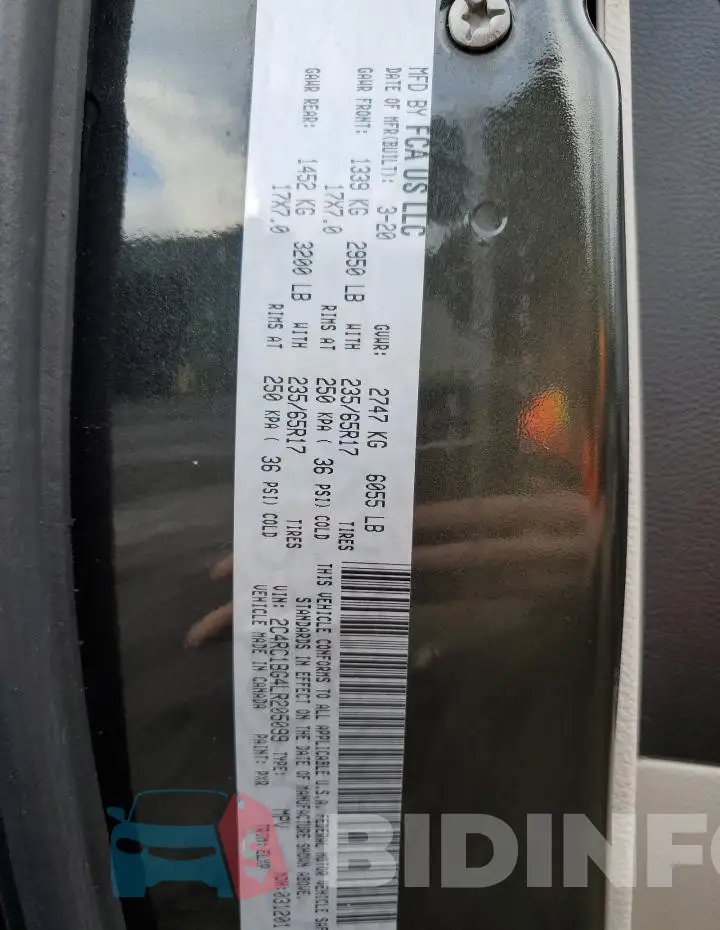 2C4RC1BG4LR205099 Photo# 14