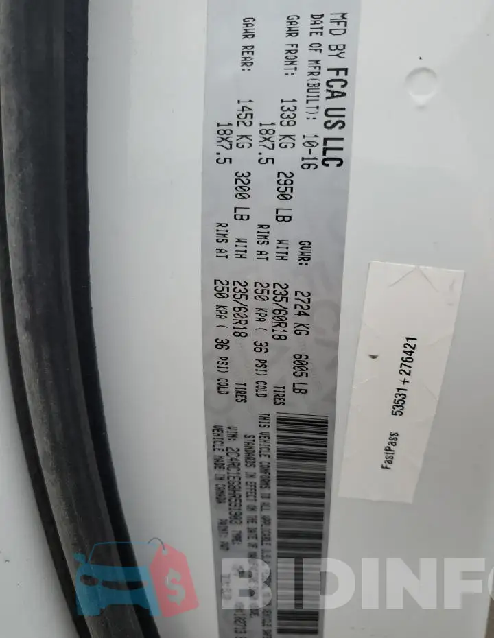 2C4RC1EG8HR591903 Photo# 12