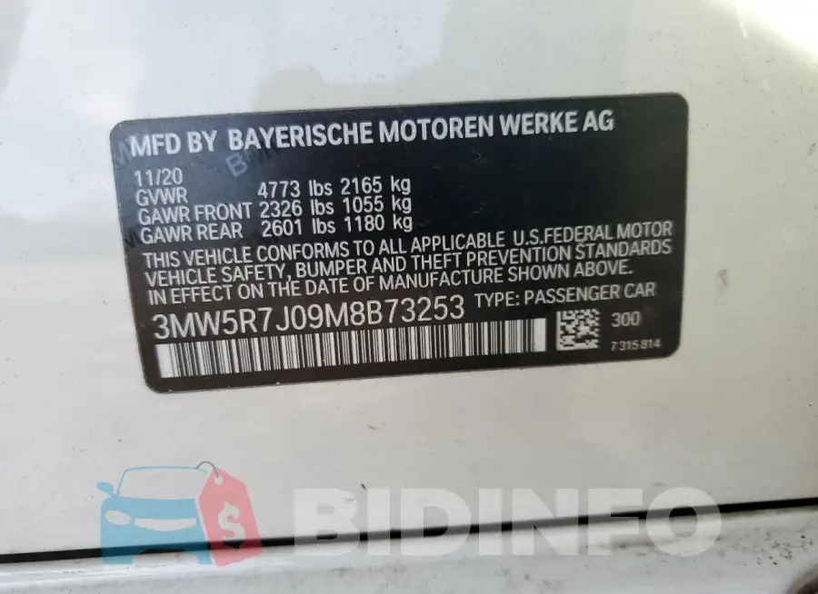 3MW5R7J09M8B73253 Photo# 12