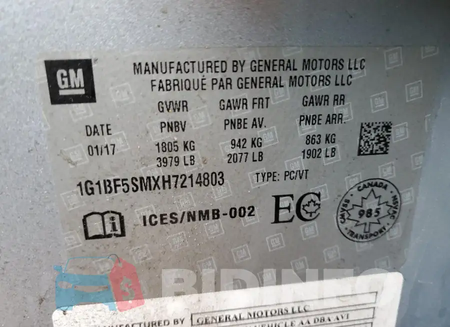 1G1BF5SMXH7214803 Photo# 12