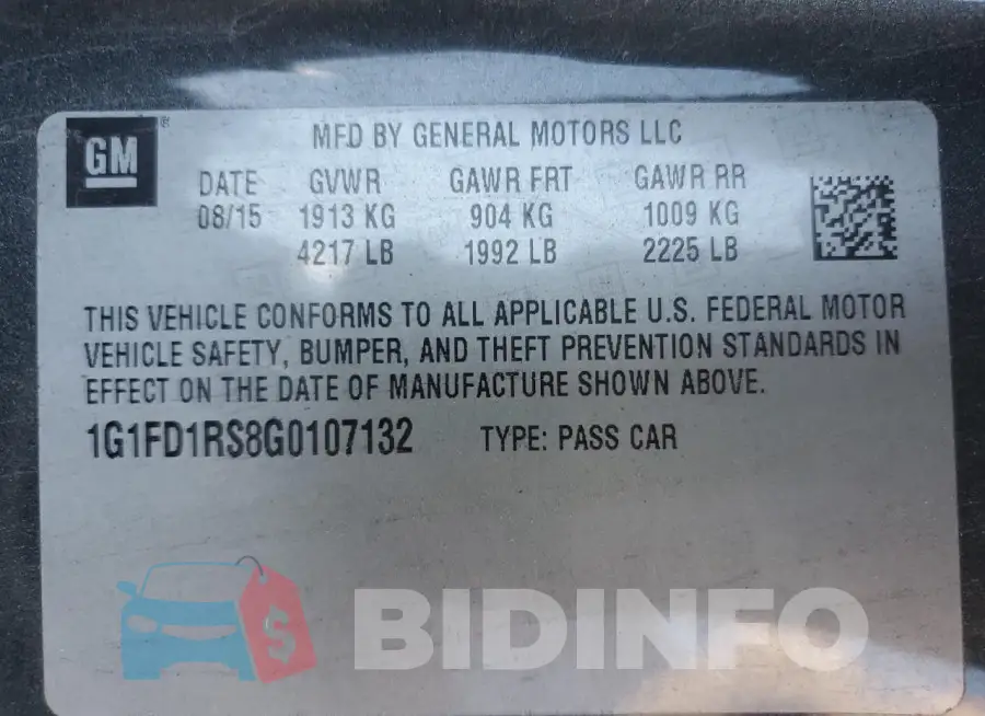 1G1FD1RS8G0107132 Photo# 13