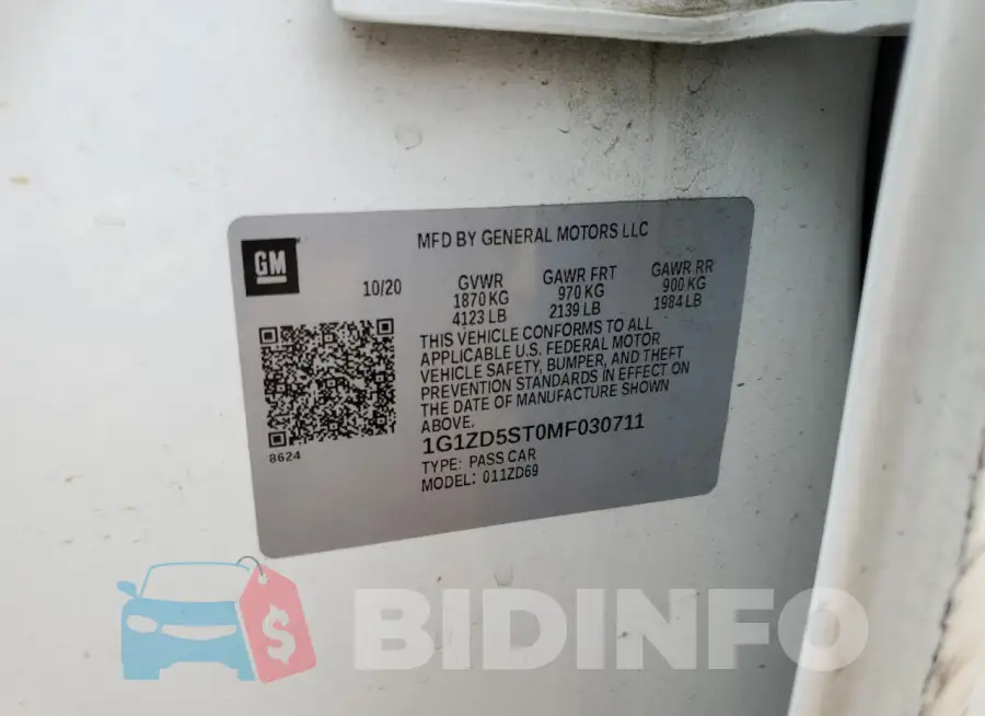 1G1ZD5ST0MF030711 Photo# 12