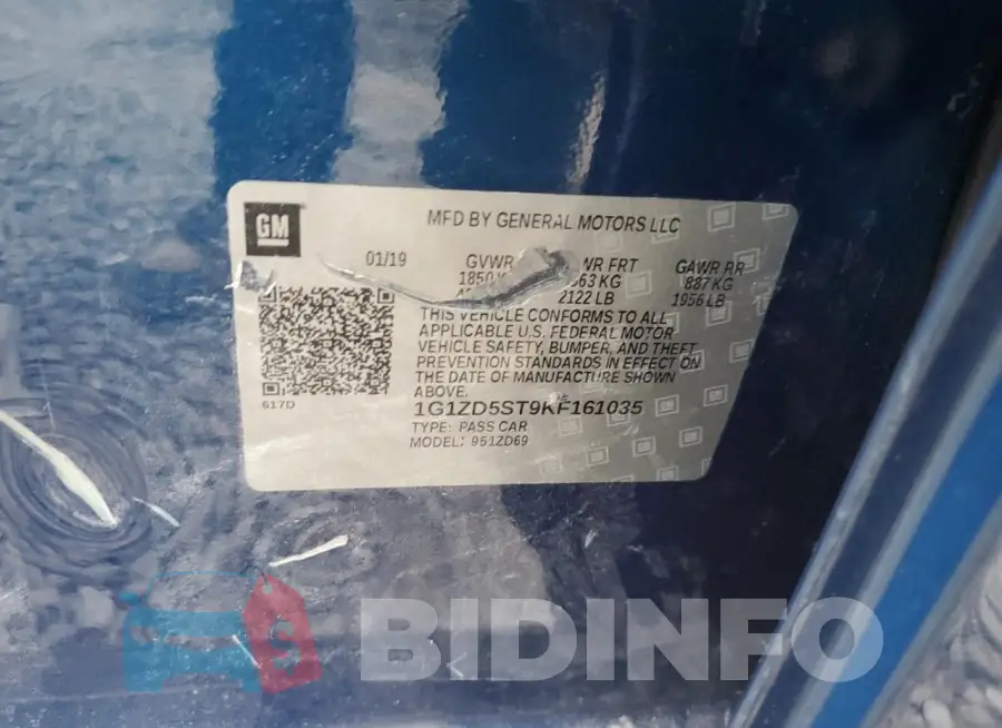 1G1ZD5ST9KF161035 Photo# 12