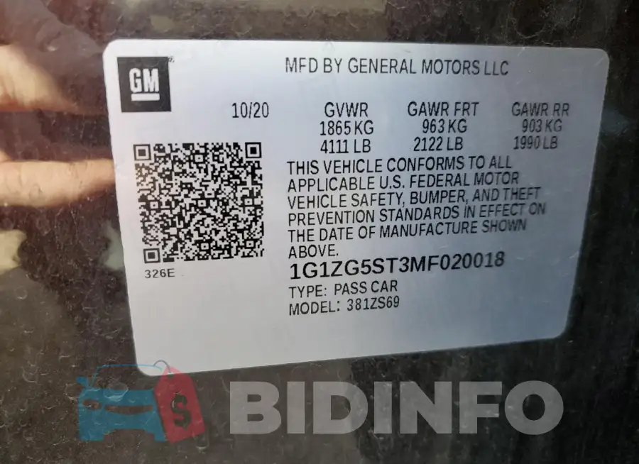 1G1ZG5ST3MF020018 Photo# 12
