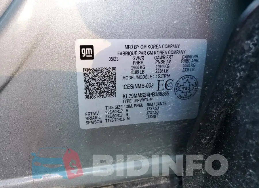 KL79MMS24PB186865 Photo# 14