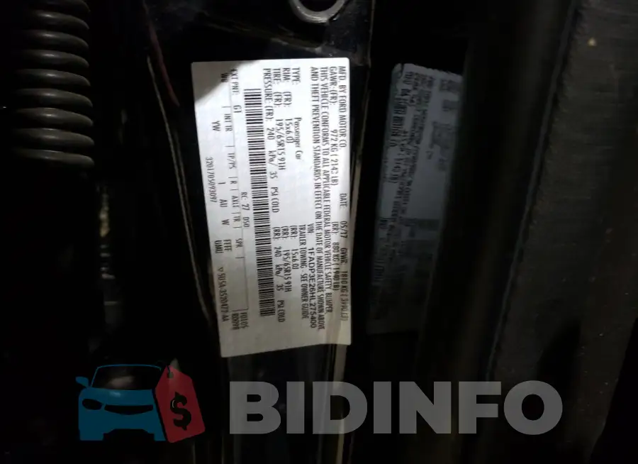 1FADP3E26HL275400 Photo# 14