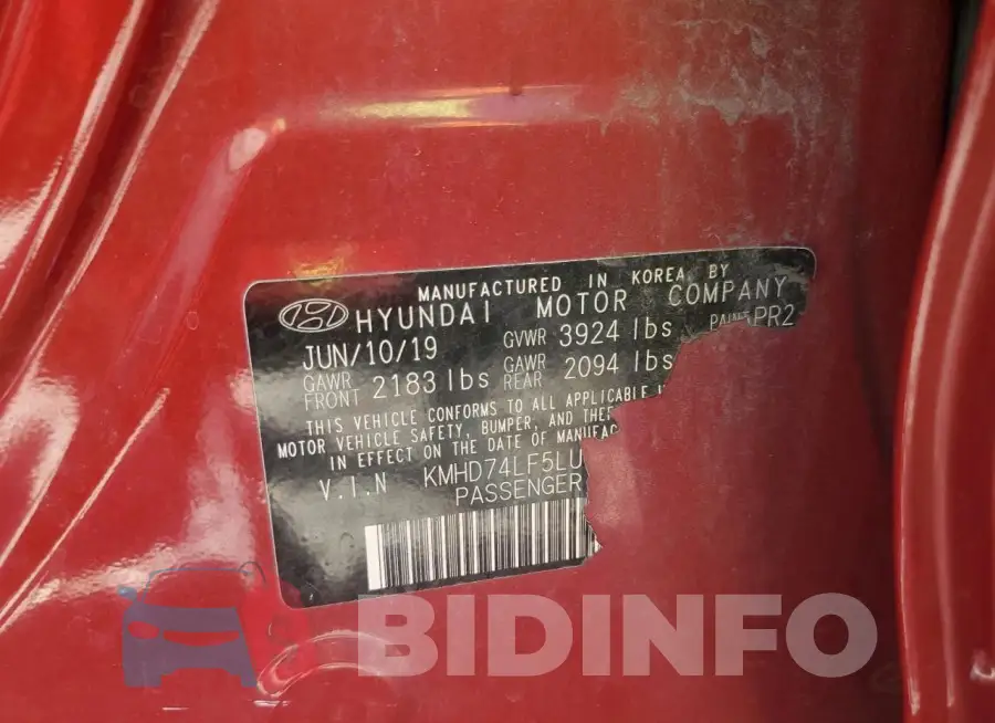 KMHD74LF5LU950982 Photo# 13