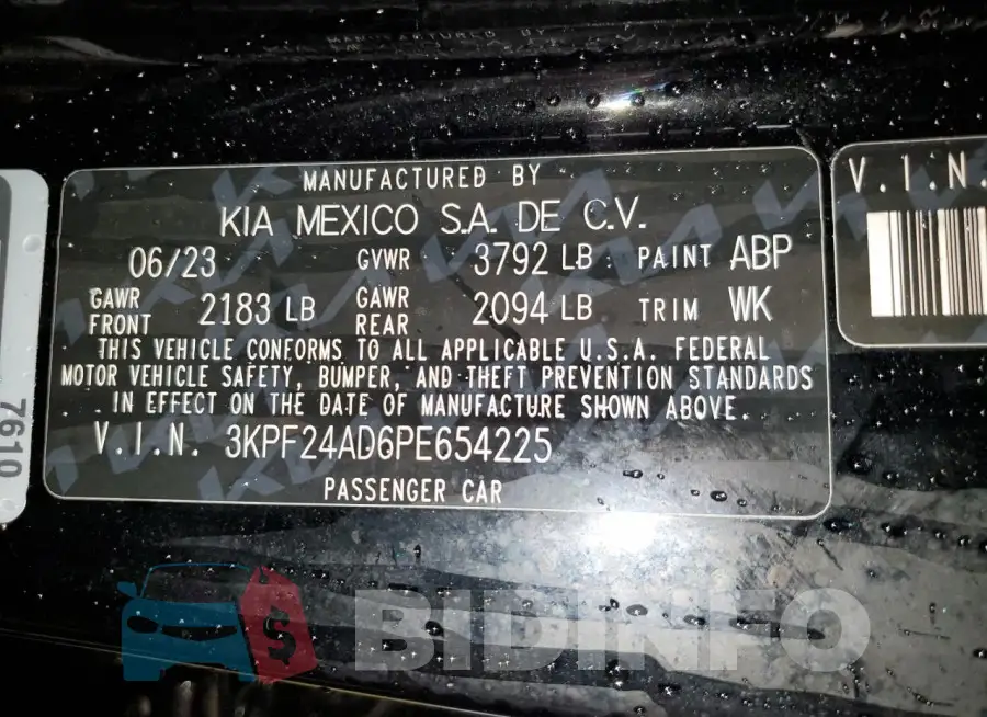 3KPF24AD6PE654225 Photo# 12