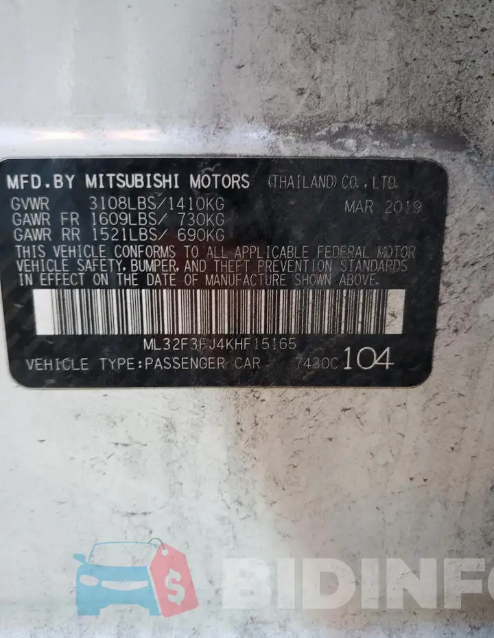 ML32F3FJ4KHF15165 Photo# 12
