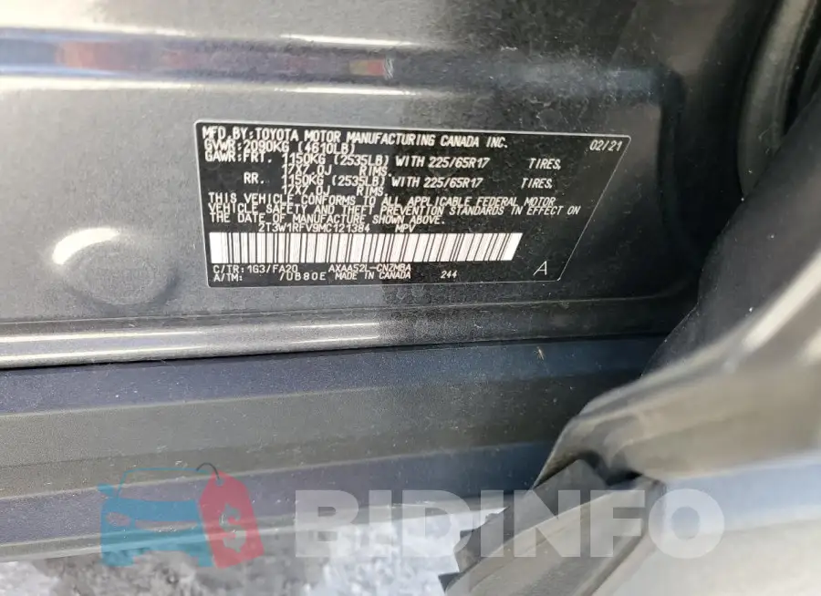 2T3W1RFV9MC121384 Photo# 14