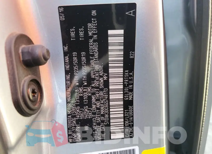 5TDXK3DC6GS748113 Photo# 14