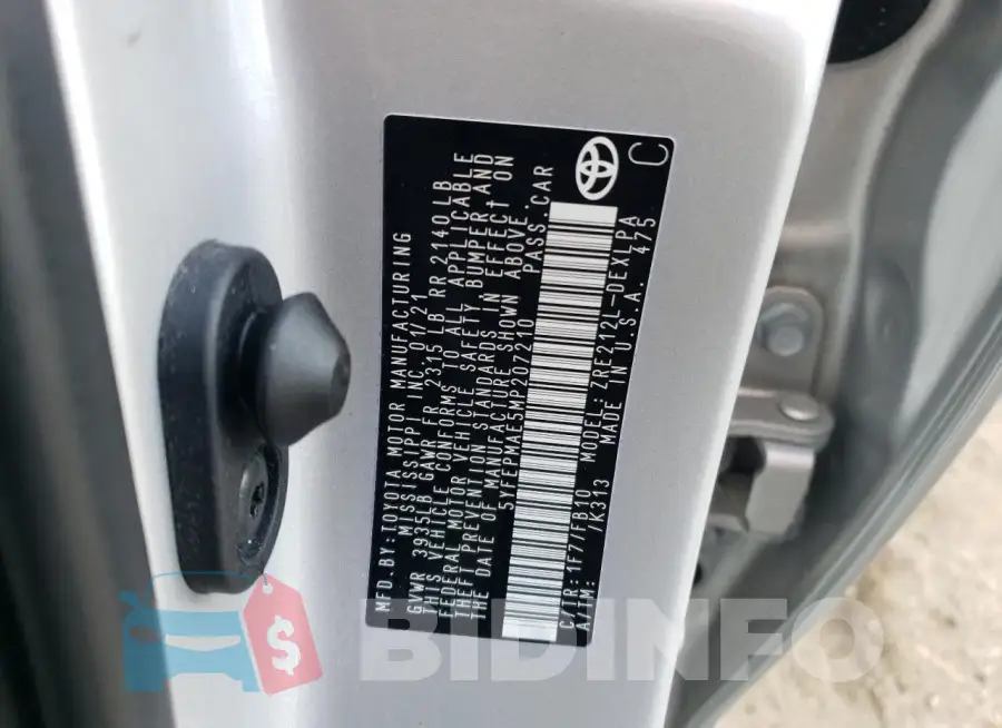 5YFEPMAE5MP207210 Photo# 13