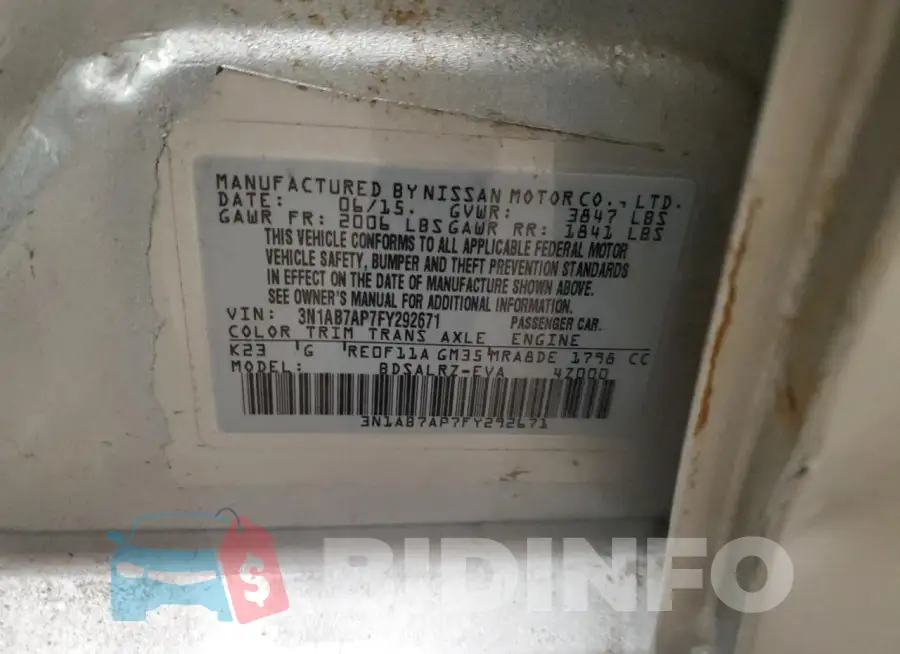 3N1AB7AP7FY292671 Photo# 13