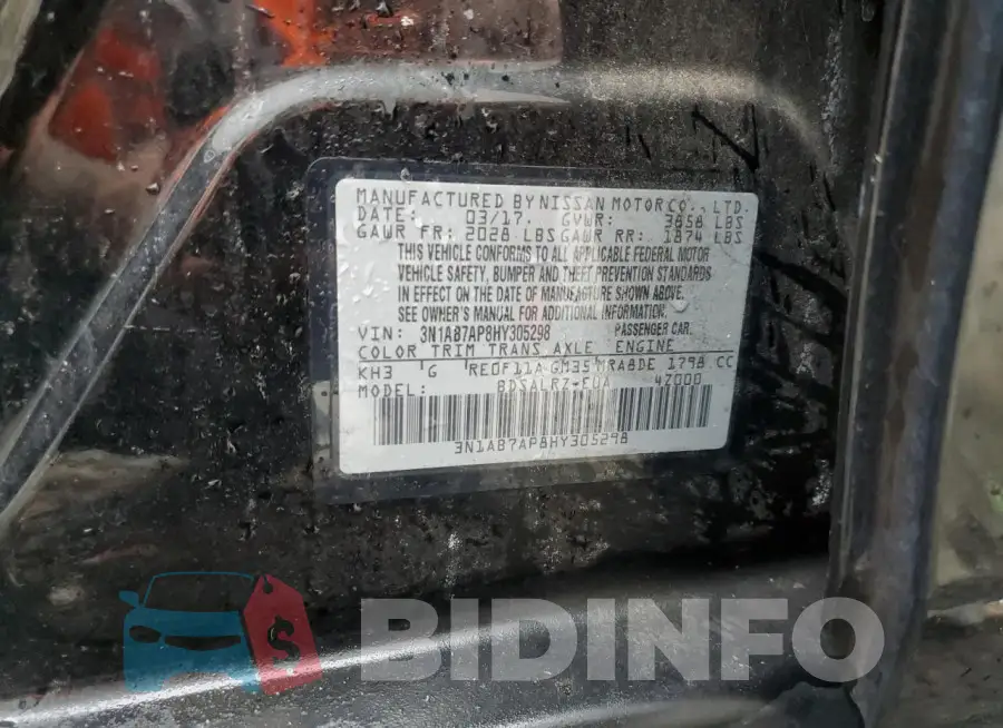 3N1AB7AP8HY305298 Photo# 12