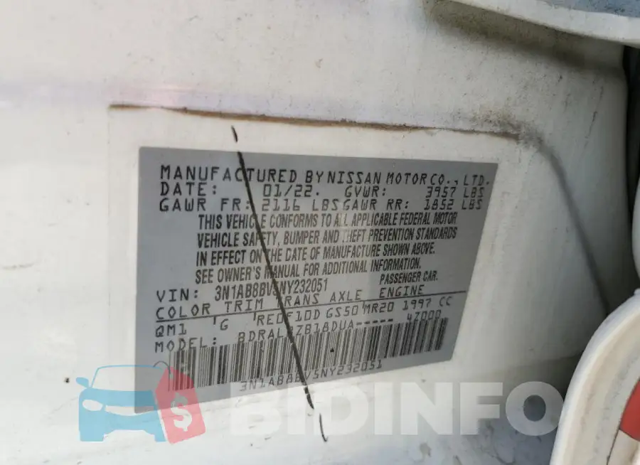 3N1AB8BV5NY232051 Photo# 12