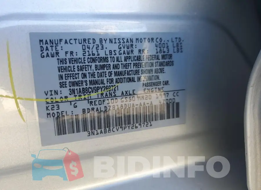 3N1AB8CV9PY269721 Photo# 12
