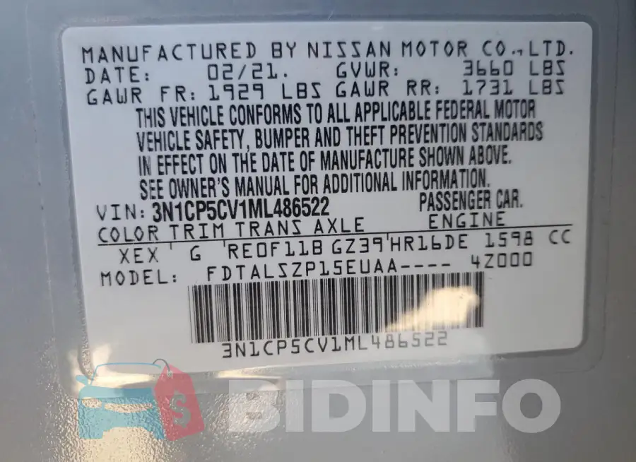 3N1CP5CV1ML486522 Photo# 13