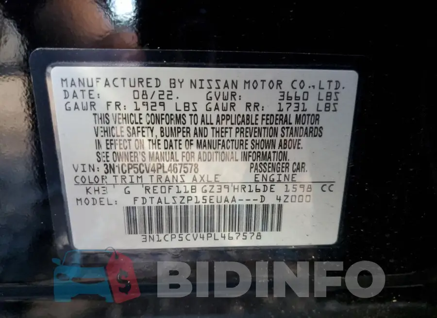 3N1CP5CV4PL467578 Photo# 14